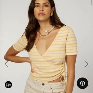 O’Neill Carina Top - TEXTURED Beige - Size S